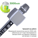 Беспроводной караоке микрофон Magic Karaoke YS-98 Pro silver