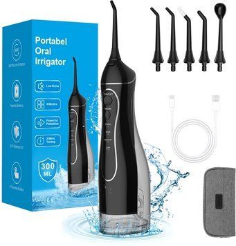 Ирригатор H2OFloss HF-C102 Black H2O-C102-black фото