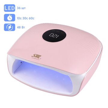 Лампа для манікюру SML S7 48Вт 36led Pink S7-P фото