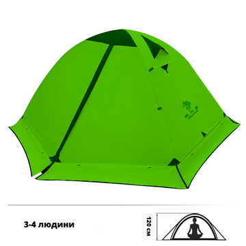 Палатка HILLMAN Camping tent 3-4 местная 3-4PGR фото