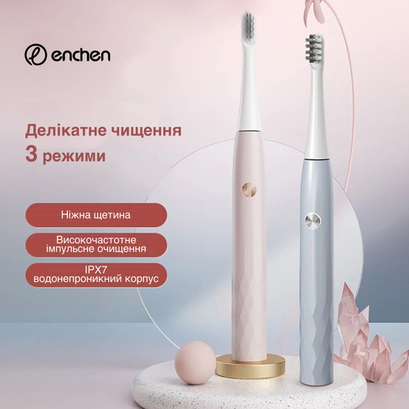 Електрична зубна щітка Xiaomi Enchen T501, Pink