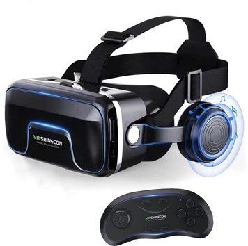 Окуляри-шолом віртуальної реальності Shinecon VR SC-G04DEA black + Джойстик Shinecon B01SC (SC-G04EA+SC-B01) SC-G04EA+SC-B01 фото