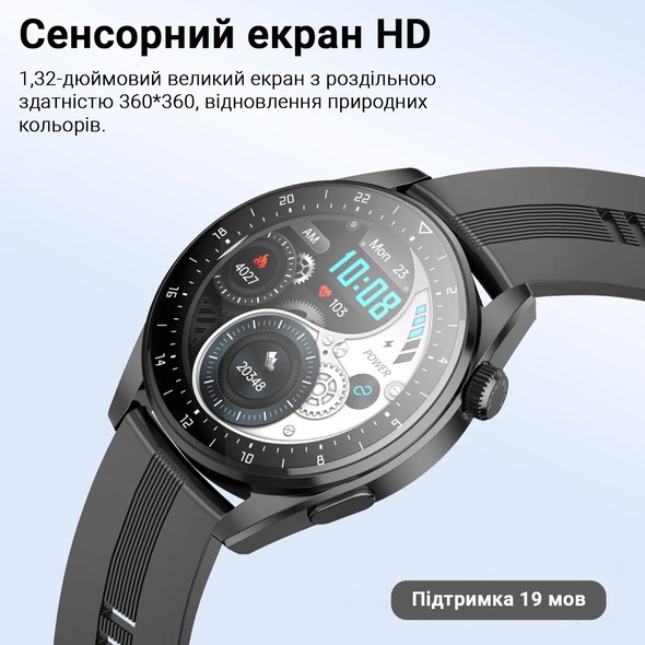 Смарт-часы Hoco Y9 TFT 300 mAh Black Hoco-Y9Bk фото