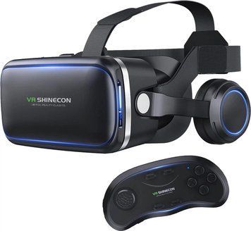 Очки-шлем виртуальной реальности Shinecon VR SC-G04E + Джойстик Shinecon B01SC (SC-G04E+SC-B01) SC-G04E+SC-B01 фото