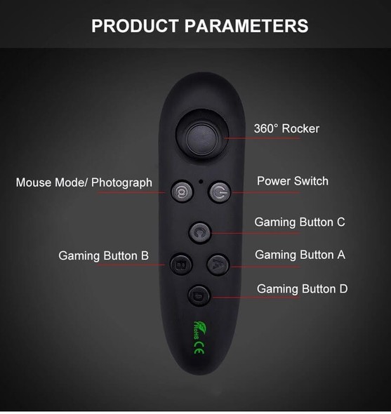 Пульт геймпад VR-Park Gameready Black (Bluetooth контроллер для VR очков) 272055886 фото